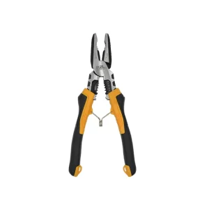 alicate electricista con pelacable 10 pulgadas