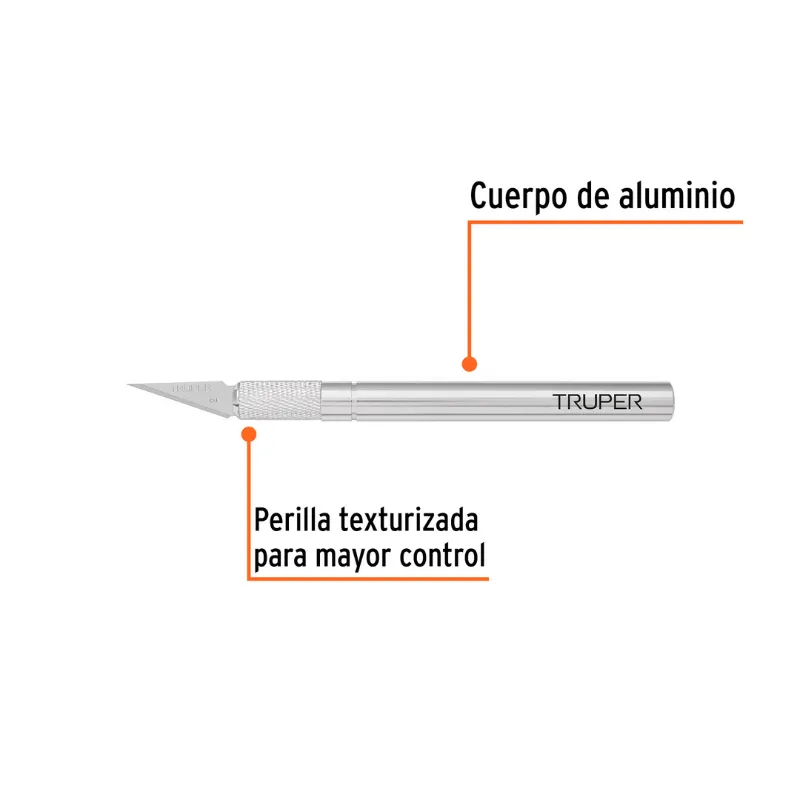 Bisturí tipo lapiz 6 pulgadas Truper 16969