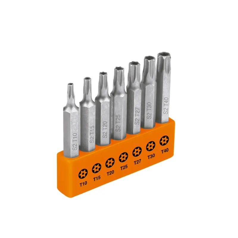 Juego puntas torx seguridad 7 unidades Truper